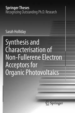 Couverture de l’ouvrage Synthesis and Characterisation of Non-Fullerene Electron Acceptors for Organic Photovoltaics