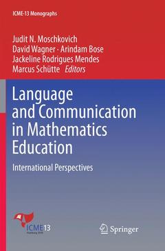 Couverture de l’ouvrage Language and Communication in Mathematics Education