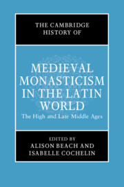 Couverture de l’ouvrage The Cambridge History of Medieval Monasticism in the Latin West: Volume 2