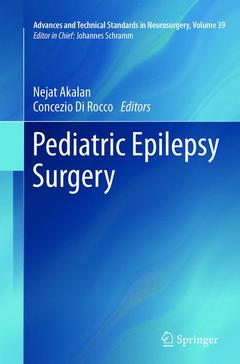 Couverture de l’ouvrage Pediatric Epilepsy Surgery