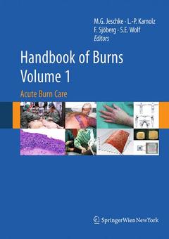 Couverture de l’ouvrage Handbook of Burns Volume 1