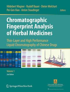 Couverture de l’ouvrage Chromatographic Fingerprint Analysis of Herbal Medicines