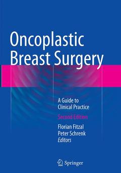 Couverture de l’ouvrage Oncoplastic Breast Surgery