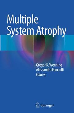 Couverture de l’ouvrage Multiple System Atrophy