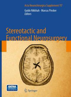 Couverture de l’ouvrage Stereotactic and Functional Neurosurgery