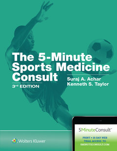 Couverture de l’ouvrage 5-Minute Sports Medicine Consult