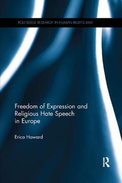 Cover of the book Freedom of Expression and Religious Hate Speech in Europe