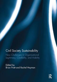 Cover of the book Civil Society Sustainability