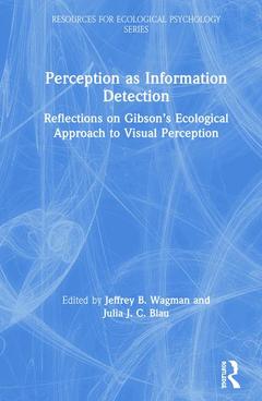 Couverture de l’ouvrage Perception as Information Detection