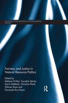 Couverture de l’ouvrage Fairness and Justice in Natural Resource Politics