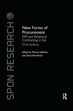 Cover of the book New Forms of Procurement