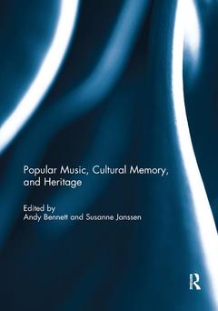 Cover of the book Popular Music, Cultural Memory, and Heritage