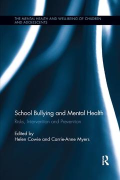 Cover of the book School Bullying and Mental Health