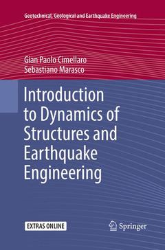 Couverture de l’ouvrage Introduction to Dynamics of Structures and Earthquake Engineering