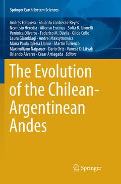 Couverture de l’ouvrage The Evolution of the Chilean-Argentinean Andes