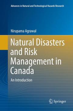 Cover of the book Natural Disasters and Risk Management in Canada