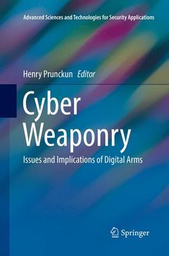 Couverture de l’ouvrage Cyber Weaponry