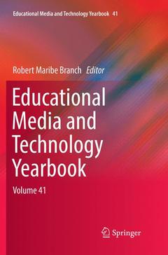 Couverture de l’ouvrage Educational Media and Technology Yearbook