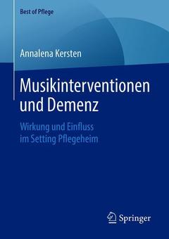 Cover of the book Musikinterventionen und Demenz