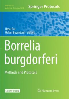 Couverture de l’ouvrage Borrelia burgdorferi