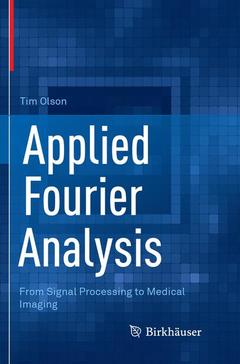 Couverture de l’ouvrage Applied Fourier Analysis