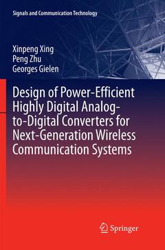Couverture de l’ouvrage Design of Power-Efficient Highly Digital Analog-to-Digital Converters for Next-Generation Wireless Communication Systems