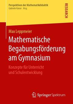 Couverture de l’ouvrage Mathematische Begabungsförderung am Gymnasium