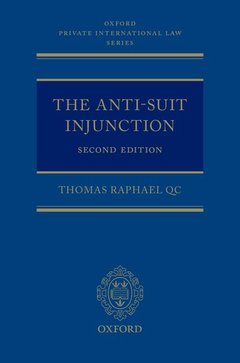 Couverture de l’ouvrage The Anti-Suit Injunction