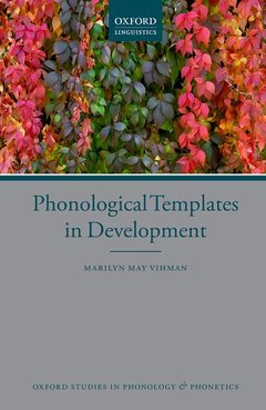 Couverture de l’ouvrage Phonological Templates in Development
