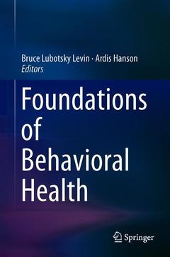 Couverture de l’ouvrage Foundations of Behavioral Health