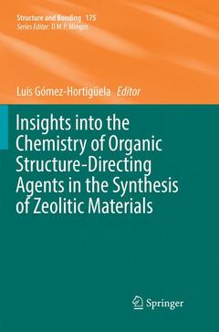 Cover of the book Insights into the Chemistry of Organic Structure-Directing Agents in the Synthesis of Zeolitic Materials