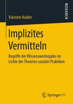 Couverture de l’ouvrage Implizites Vermitteln
