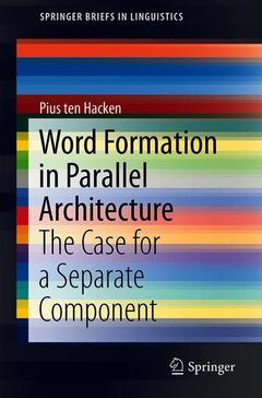 Couverture de l’ouvrage Word Formation in Parallel Architecture