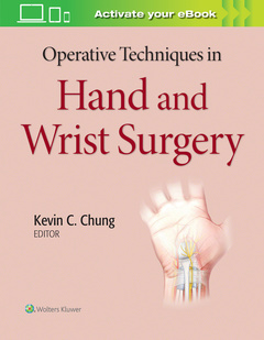 Couverture de l’ouvrage Operative Techniques in Hand and Wrist Surgery
