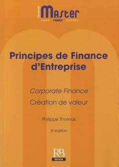 Cover of the book Principes de finance d'entreprise