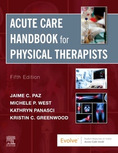Couverture de l’ouvrage Acute Care Handbook for Physical Therapists