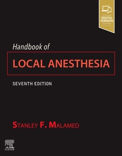 Couverture de l’ouvrage Handbook of Local Anesthesia