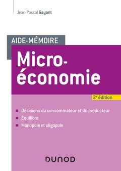 Couverture de l’ouvrage Aide-mémoire - Microéconomie - 2e éd.