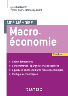 Couverture de l’ouvrage Aide-mémoire - Macroéconomie - 2e éd.