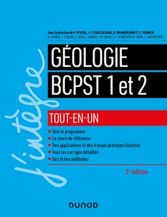 Couverture de l’ouvrage Géologie tout-en-un BCPST 1re et 2e années - 2e éd.