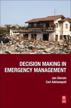 Couverture de l’ouvrage Decision Making in Emergency Management