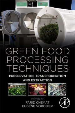 Couverture de l’ouvrage Green Food Processing Techniques