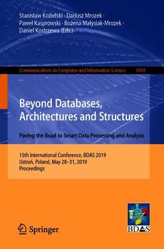Cover of the book Beyond Databases, Architectures and Structures. Paving the Road to Smart Data Processing and Analysis