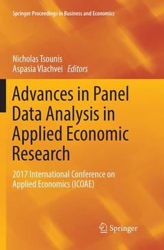 Couverture de l’ouvrage Advances in Panel Data Analysis in Applied Economic Research
