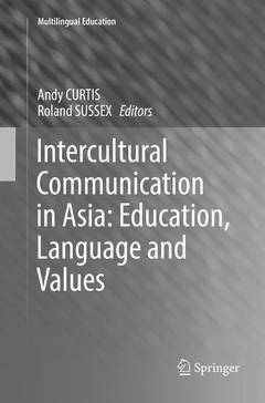 Couverture de l’ouvrage Intercultural Communication in Asia: Education, Language and Values