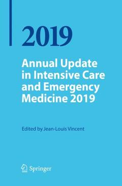 Couverture de l’ouvrage Annual Update in Intensive Care and Emergency Medicine 2019