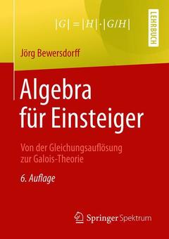 Cover of the book Algebra für Einsteiger