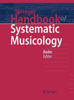 Couverture de l’ouvrage Springer Handbook of Systematic Musicology