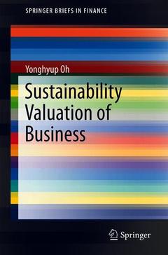 Cover of the book Sustainability Valuation of Business