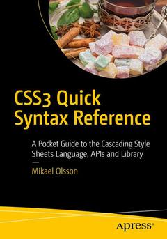 Cover of the book CSS3 Quick Syntax Reference